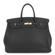 HERMES Birkin Black Togo Leather Size 40