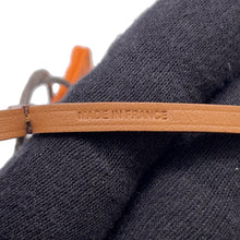 将图像加载到图库查看器中，HERMES Sac Orange Feu/Gold Lambskin
