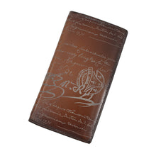 Load image into Gallery viewer, Berluti Calligraphy Bifold Wallet Brown Leather
