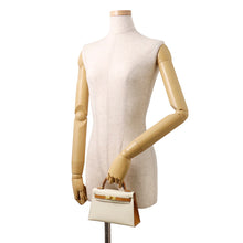 将图像加载到图库查看器中，HERMES Mini Kelly 2 SPO Craie/Gold Epsom
