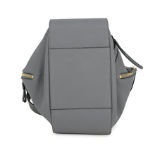 将图像加载到图库查看器中，LOEWE hammock GrayA538S35X51 Soft Grained Calf Leather Size Small
