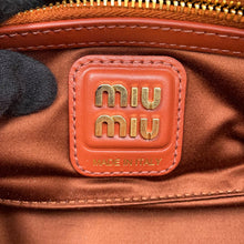 将图像加载到图库查看器中，MIUMIU baud Copper Brown5BB173_2CRW_F0033_V_OTM Calf Leather Size Small
