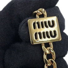 Load image into Gallery viewer, MIUMIU Trick Key Ring Brown/White5TL510_2CRT_F0KMH Leather
