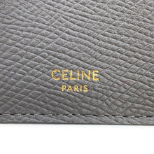 Load image into Gallery viewer, CELINE Card holder with zip Gray10B683BEL.10DC Calf Leather
