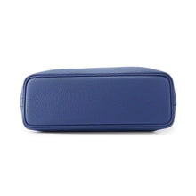 将图像加载到图库查看器中，HERMES Bolide Messenger Blue Tie Togo Leather
