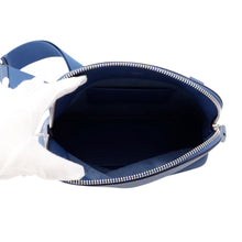 将图像加载到图库查看器中，HERMES Bolide Messenger Blue Tie Togo Leather
