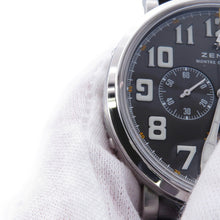 将图像加载到图库查看器中，ZENITH Pilot Type 20 Chronograph Rescue W45mm Stainless Steel Leather Gray Dial03.2434.4069/20.I010
