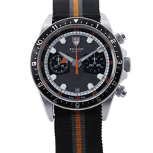 将图像加载到图库查看器中，TUDOR Heritage Chronograph W42mm Stainless Steel Fabric Gray Dial70330N
