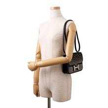 将图像加载到图库查看器中，HERMES Constance3 Miroir Cloute Black Box Calf Leather Size Mini
