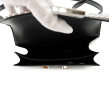 将图像加载到图库查看器中，HERMES Constance3 Miroir Cloute Black Box Calf Leather Size Mini

