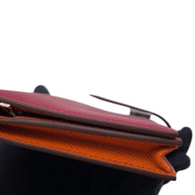 将图像加载到图库查看器中，HERMES Bearnsfre Verso Ruby/Orange Epsom
