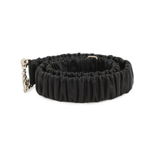 将图像加载到图库查看器中，CHANEL CC Logo Belt Bijoux Size 75/30 Black Leather Rhinestone

