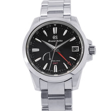 Load image into Gallery viewer, SEIKO Grand SEIKO Spring Drive GMT W39.4mm Stainless Steel Black DialSBGE213
