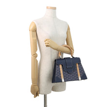 Load image into Gallery viewer, GOYARD Saigon Navy BlueSAIGR2PMLTY12CL12P PVC Leather Size PM
