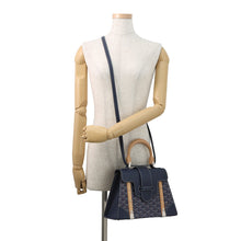 Load image into Gallery viewer, GOYARD Saigon Navy BlueSAIGR2PMLTY12CL12P PVC Leather Size PM
