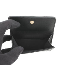 Load image into Gallery viewer, CHANEL Matelasse Small Flap Tri-fold Wallet BlackAP4319-B18212-94305 Caviar Leather
