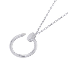 将图像加载到图库查看器中，CARTIER Juste Un Clou NecklaceB7224891 18K White Gold
