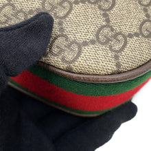 Load image into Gallery viewer, GUCCI Attaché Shoulder Bag Beige/Brown/Orange699409 96GRN 4091 GG Supreme Leather Size Small
