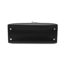 Load image into Gallery viewer, HERMES Kelly Sellier Black Box Calf Leather Size 25

