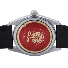 将图像加载到图库查看器中，TUDOR Oyster Prince W34mm Stainless Steel Leather Silver Dial7965
