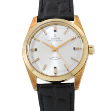 Load image into Gallery viewer, TUDOR Tudor Oyster Prince W34mm Gold Plated Leather Silver Dial7995/1
