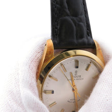Load image into Gallery viewer, TUDOR Tudor Oyster Prince W34mm Gold Plated Leather Silver Dial7995/1
