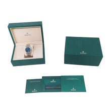 Load image into Gallery viewer, ROLEX Oyster Perpetual 36 W36mm Stainless Steel Med Blue Dial126000
