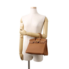 将图像加载到图库查看器中，HERMES Birkin Gold Togo Leather Size 25
