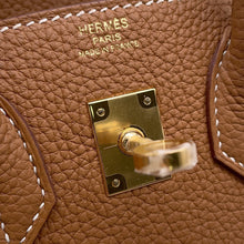 将图像加载到图库查看器中，HERMES Birkin Gold Togo Leather Size 25
