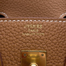 将图像加载到图库查看器中，HERMES Birkin Gold Togo Leather Size 25
