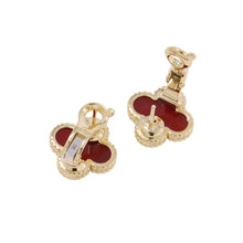 将图像加载到图库查看器中，Van Cleef &amp; Arpels Vintage Alhambra EarringVCARD40400 18K Yellow Gold
