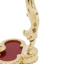 将图像加载到图库查看器中，Van Cleef &amp; Arpels Vintage Alhambra EarringVCARD40400 18K Yellow Gold
