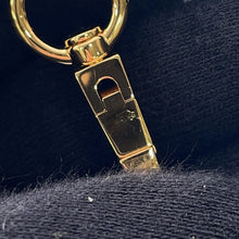 将图像加载到图库查看器中，HERMES Bandouliere Chaine d'Ancre Strap Black/Gold Epsom
