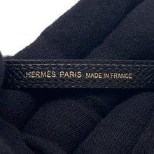 将图像加载到图库查看器中，HERMES Bandouliere Chaine d'Ancre Strap Black/Gold Epsom
