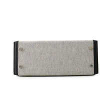 Load image into Gallery viewer, HERMES Kelly Sellier Ecru/Black Toile H Swift Leather Size 25
