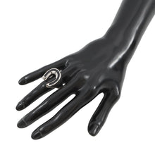 Load image into Gallery viewer, HERMES Ring (Jockey) Size 55 Black Box Calf Leather Metal
