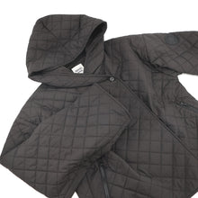 将图像加载到图库查看器中，HERMES Quilted Short Jacket Size 38 Black Polyester100%
