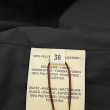 将图像加载到图库查看器中，HERMES Quilted Short Jacket Size 38 Black Polyester100%
