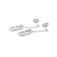 将图像加载到图库查看器中，HERMES Chaine d'Ancre Farandole Earrings Size MM Silver SV925
