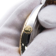 将图像加载到图库查看器中，ROLEX Datejust 41 W41mm Stainless Steel K18YG Black Dial126333G
