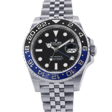 将图像加载到图库查看器中，ROLEX GMT MasterII W40mm Stainless Steel Black Dial126710BLNR
