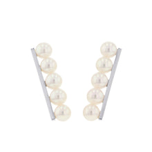 将图像加载到图库查看器中，TASAKI Balance Plus EarringsE-3842-18KWG 18K White Gold
