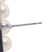 将图像加载到图库查看器中，TASAKI Balance Plus EarringsE-3842-18KWG 18K White Gold
