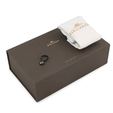 将图像加载到图库查看器中，Delvaux Tempe Crash BlackAA0646BQS099ZDO Calf Leather Size Small
