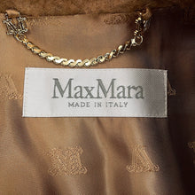 Load image into Gallery viewer, MAX MARA New Ababo Teddy Bear Cape Size SM Camel4736145206001 Camel88% Silk12%

