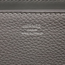 Load image into Gallery viewer, HERMES Medor 2WAY Handbag Gris Meyer Togo Leather Swift Leather Size 26
