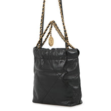 Load image into Gallery viewer, CHANEL CHANEL22 ChainShoulder Bag BlackAS3980-B19059-94305 Shiny Calf Leather Size Mini
