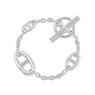 HERMES Chaine d'Ancre Farandole Bracelet Size SH SV925