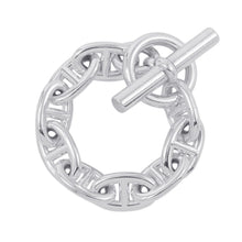 Load image into Gallery viewer, HERMES Chaine d'Ancre Bracelet 9 frames Size TGM SV925
