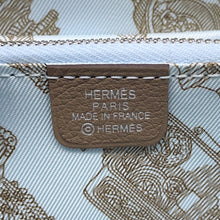 将图像加载到图库查看器中，HERMES Azap compact silk in Etoupe Evercolor
